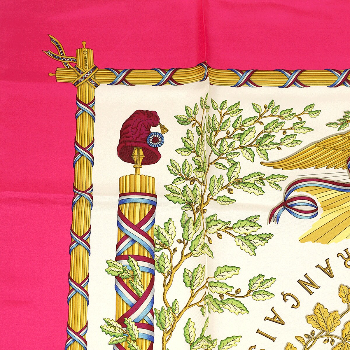 Hermes Scarf "1789 Liberte Egalite Fraternite" by Joachim Metz Vintage 90cm Silk