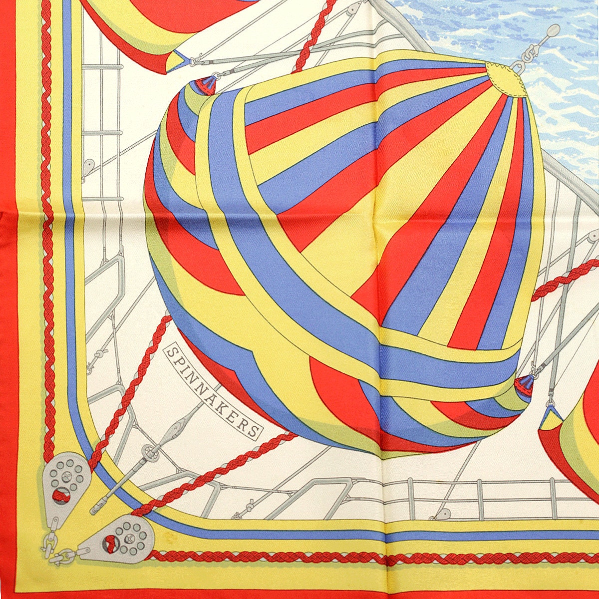Hermes Scarf "Spinnakers" by Julia Abadie 90cm Silk | Carre Foulard