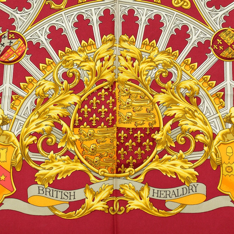 Hermes Scarf "British Heraldy" by Vladimir Rybaltchenko 90cm Silk