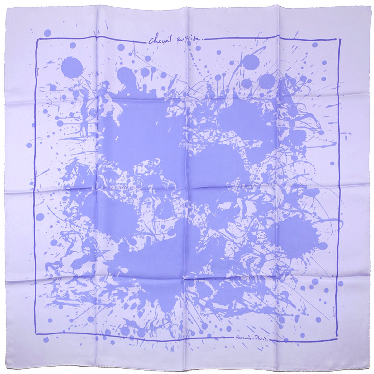 Hermes Scarf "Cheval Surprise" by Dimitri Rybaltchenko 90cm Silk