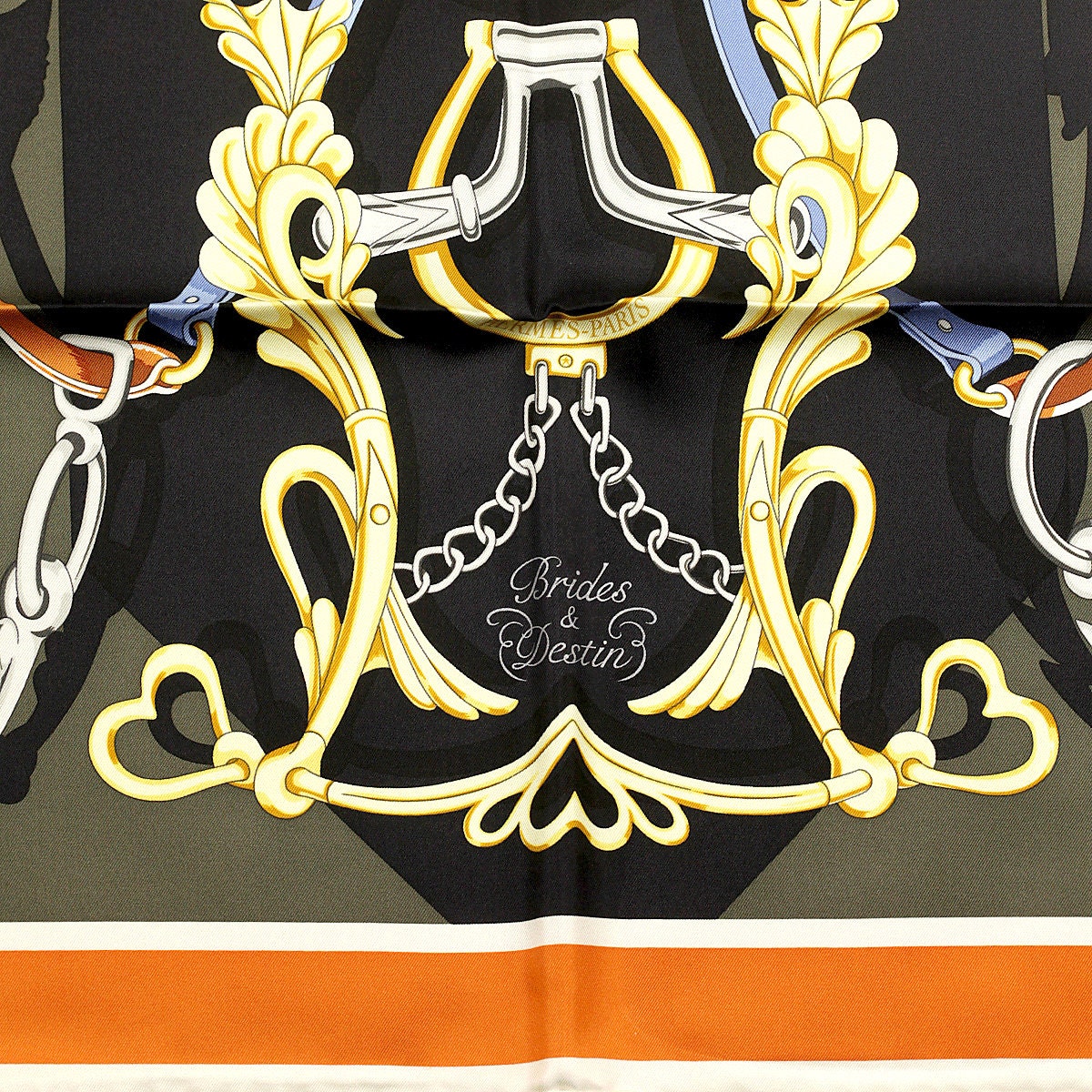 Hermes Scarf "Brides et Destin" by Daiske Nomura 90cm Silk | Carre Foulard