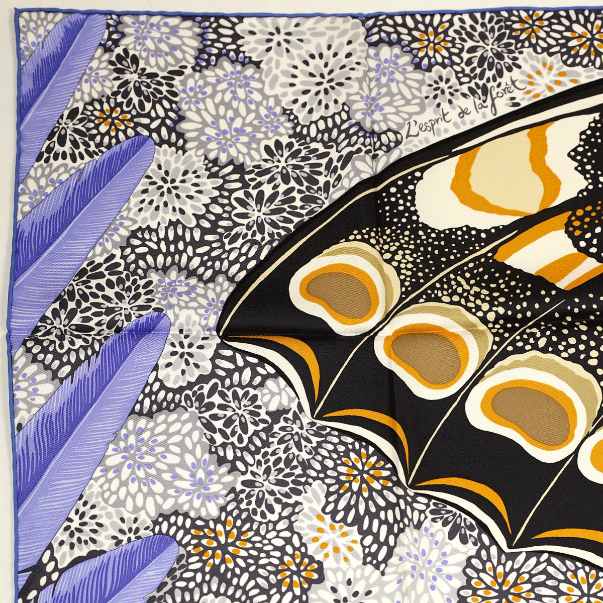 Hermes Scarf "L'Esprit de la Foret" by Alice Shirley 90cm Silk