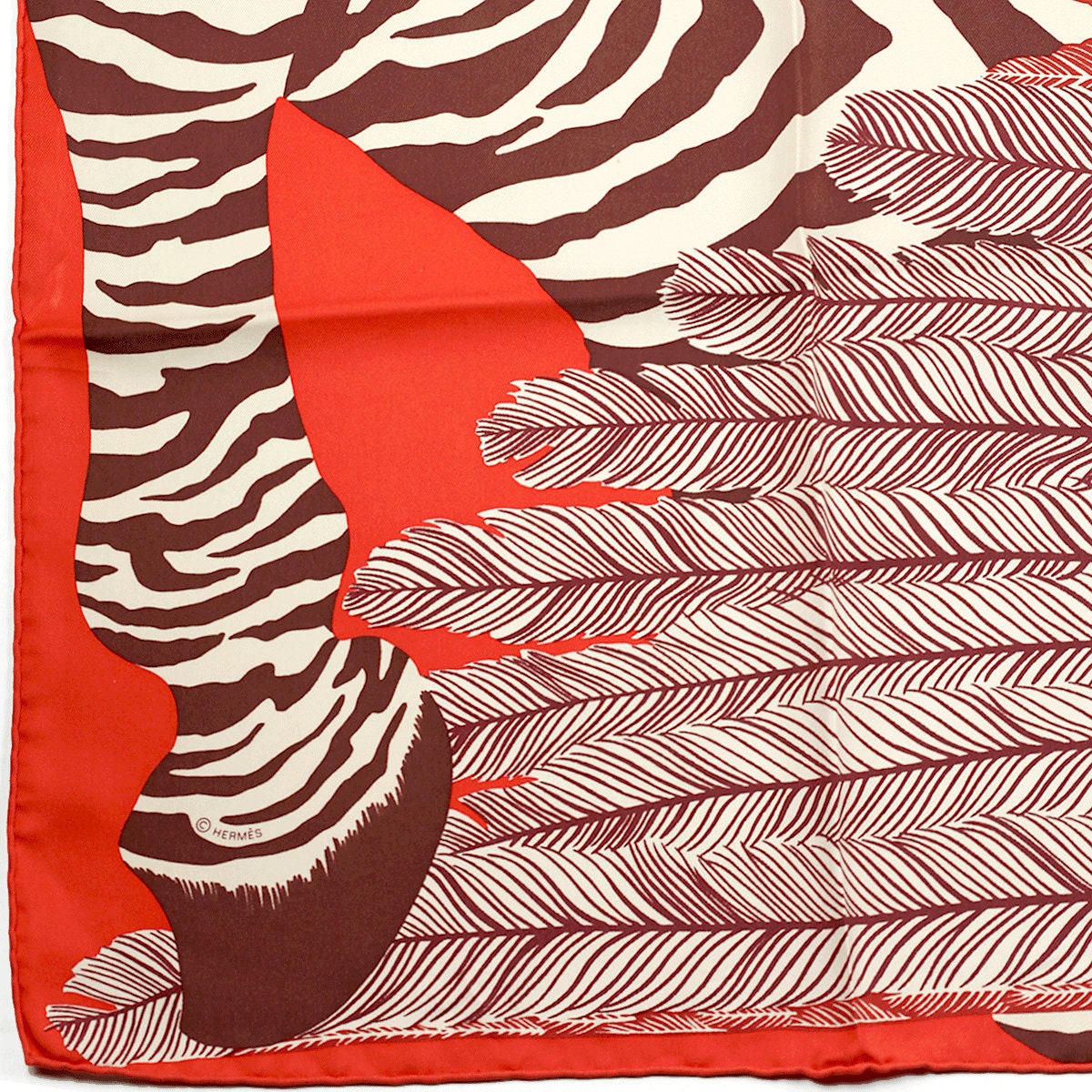 Hermes Scarf "Zebra Pegasus" by Alice Shirley 90cm Silk