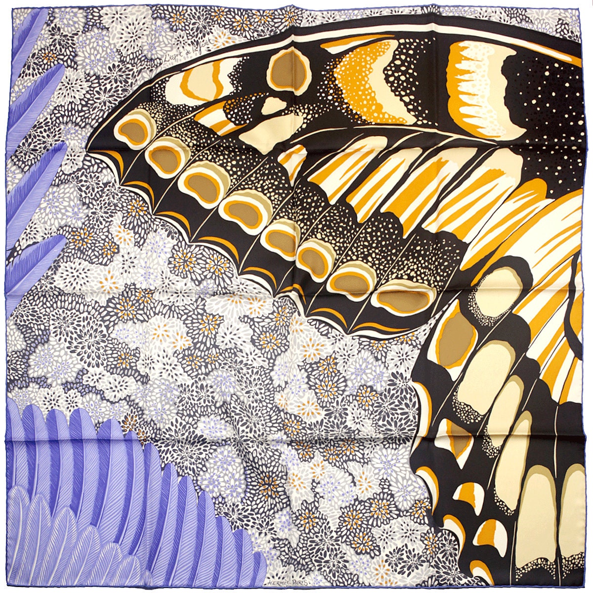 Hermes Scarf "L'Esprit de la Foret" by Alice Shirley 90cm Silk