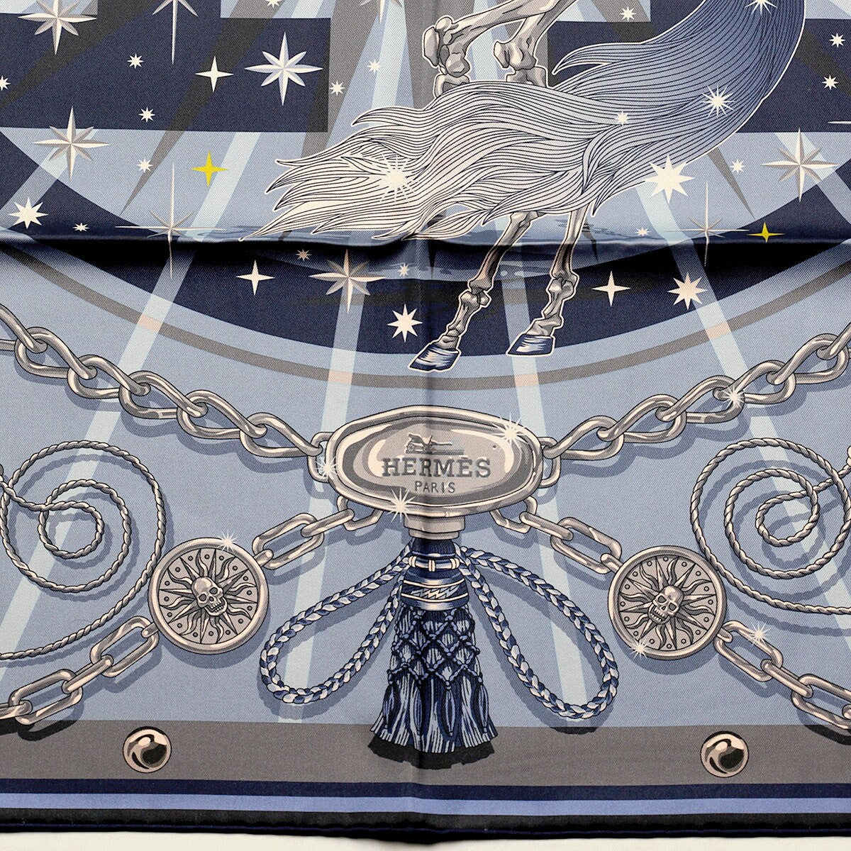 Hermes Scarf "C'est la Fete" by Daiske Nomura 90cm Silk Double Face Carre | NWT Grail