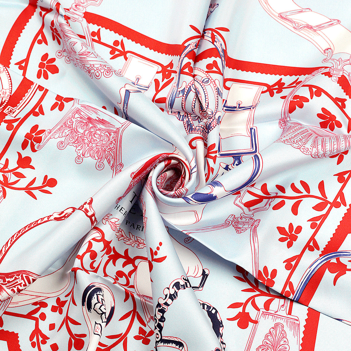 Hermes Scarf "Etriers Remix" by Françoise De La Perriere 90cm Silk | Carre Foulard