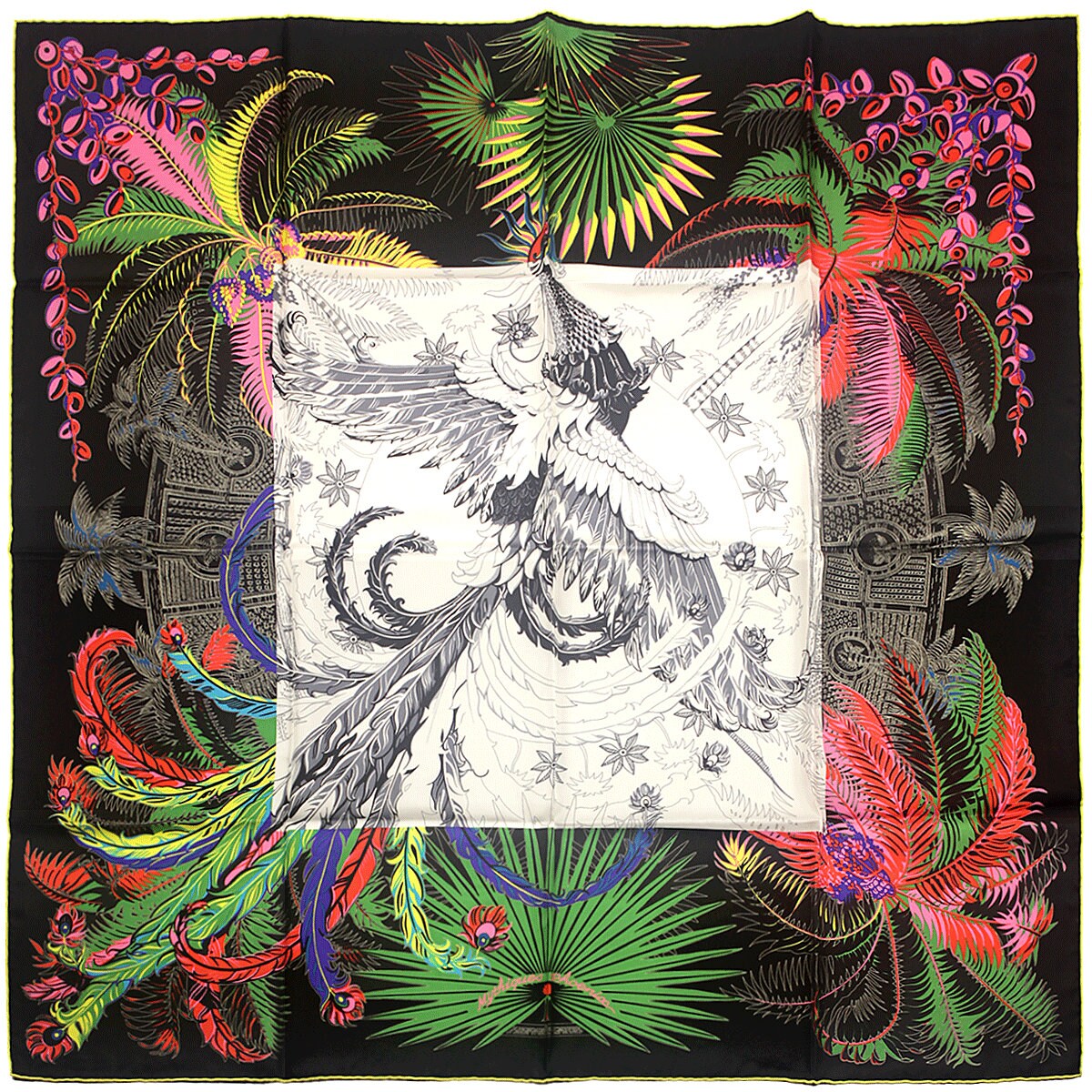 Hermes Scarf "Mythiques Phoenix" by Laurence Bourthoumieux 90cm Silk | Carre Foulard
