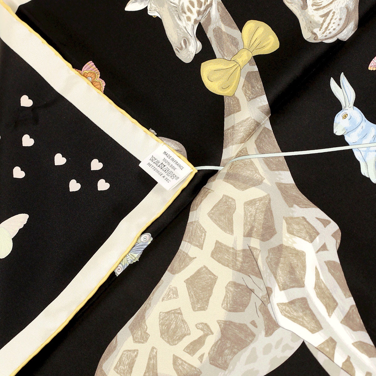 Hermes Scarf "Hermès Story" by Jonathon Burton 90cm Silk