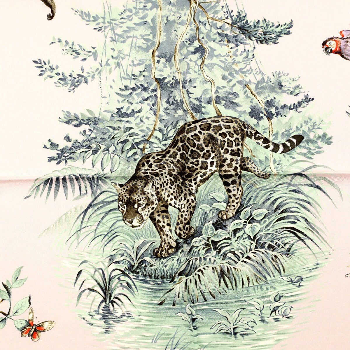Hermes Scarf "Equateur" by Robert Dallet 90cm Silk | Wash Carre