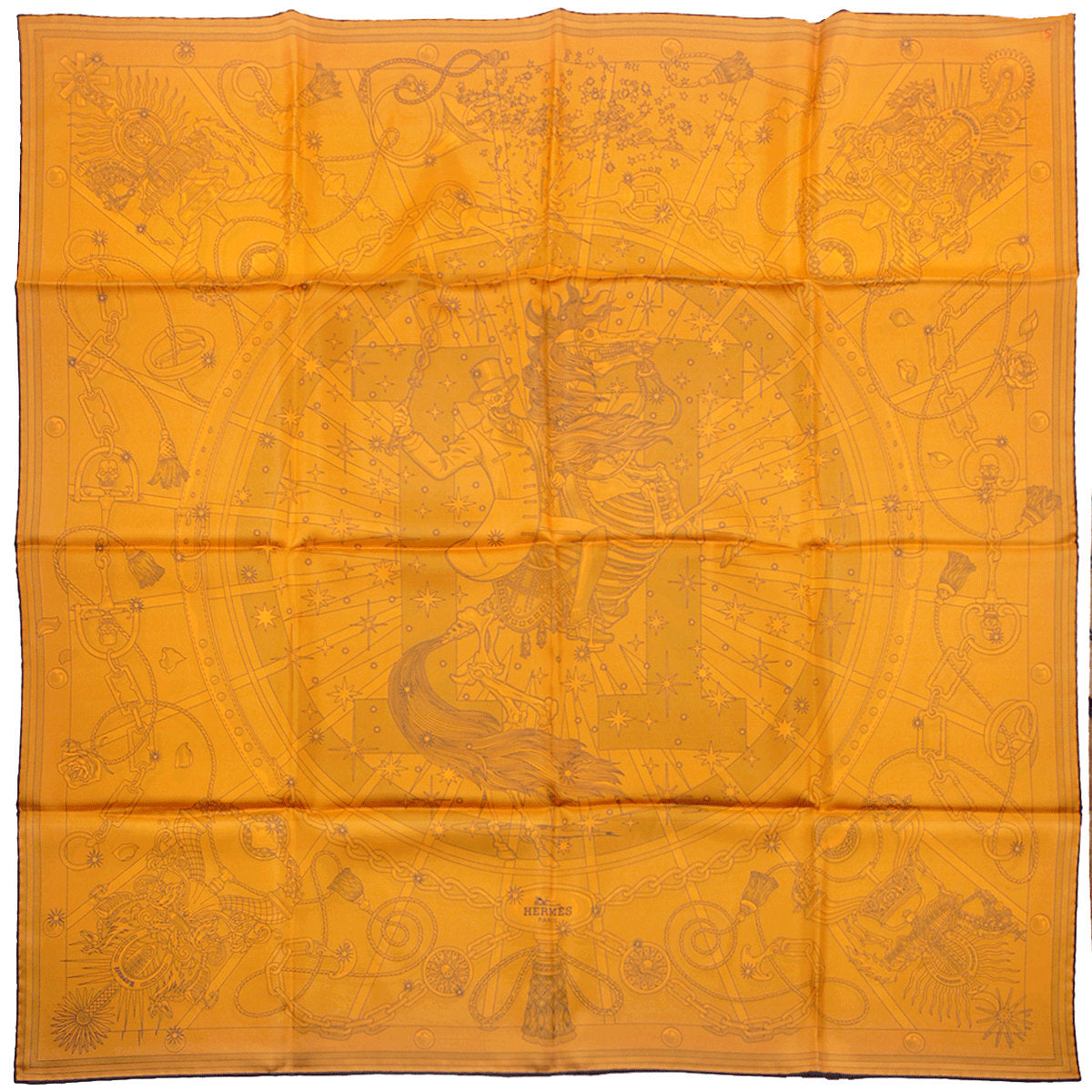Hermes Scarf "C'est la Fete" by Daiske Nomura 90cm Silk Double Face Carre | NWT Grail