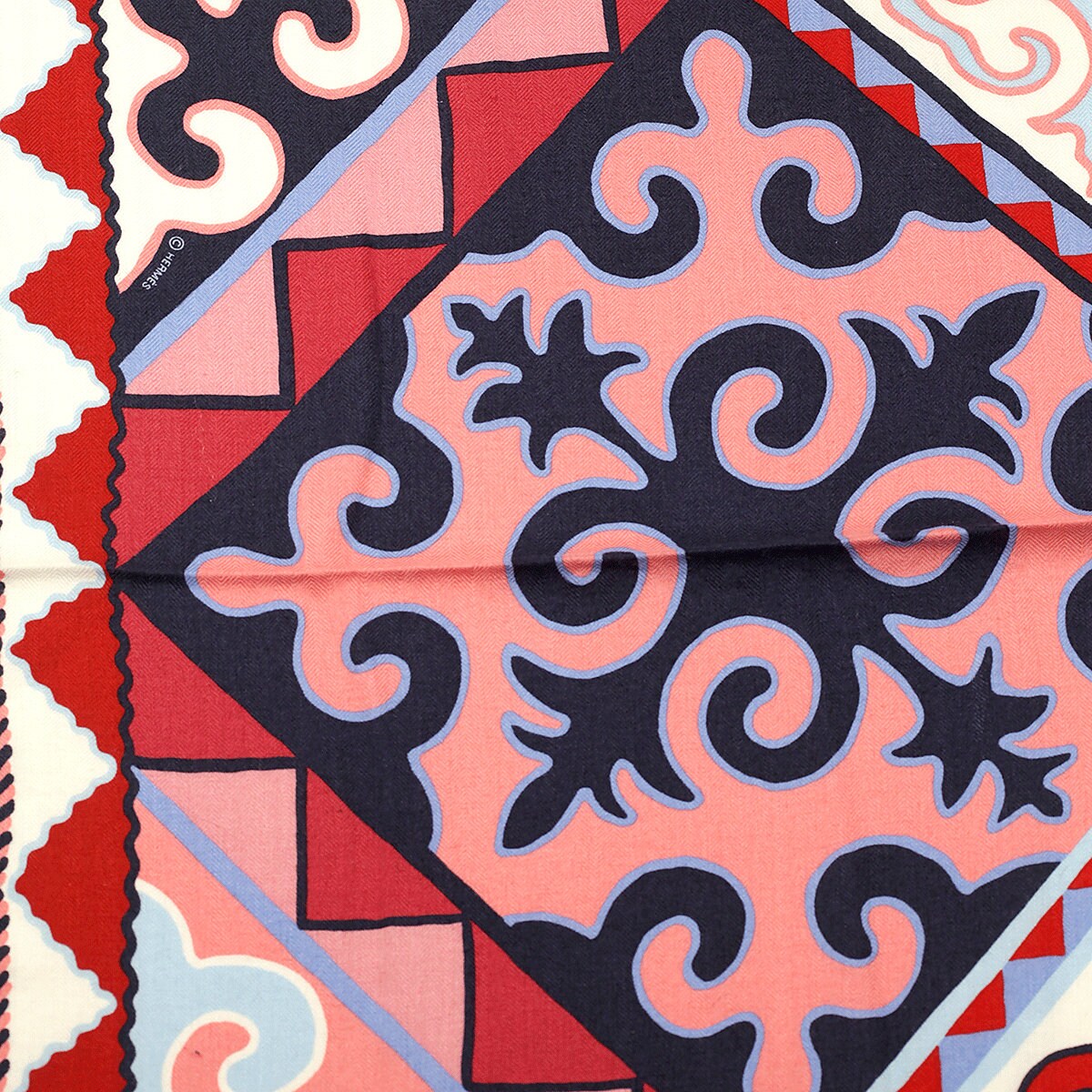 Hermes Cashmere Shawl 140cm "Appaloosa des Steppes" by Alice Shirley | Grail