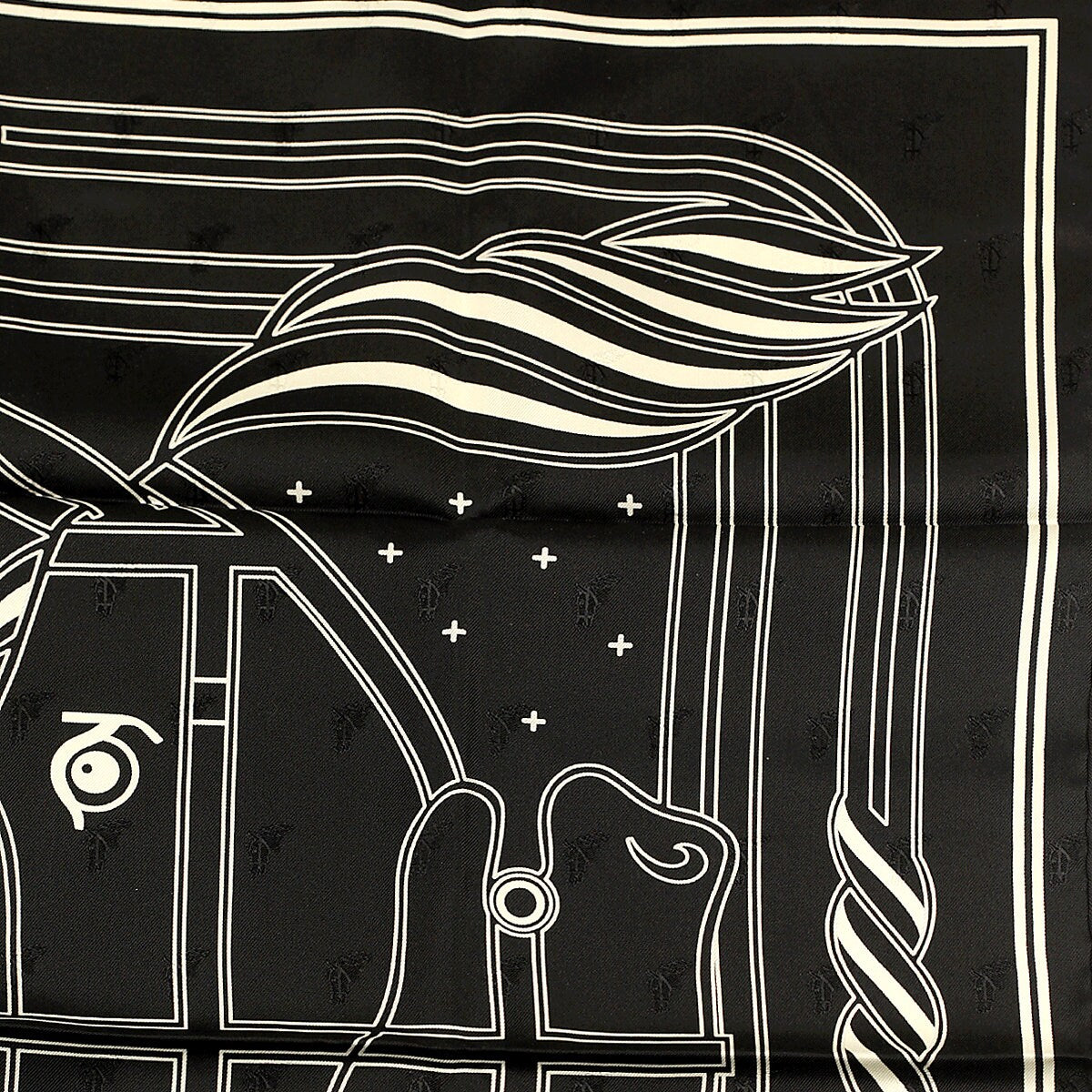 Hermes Scarf "Quadrige" by Pierre Péron 70cm Silk Jacquard | Carre Foulard