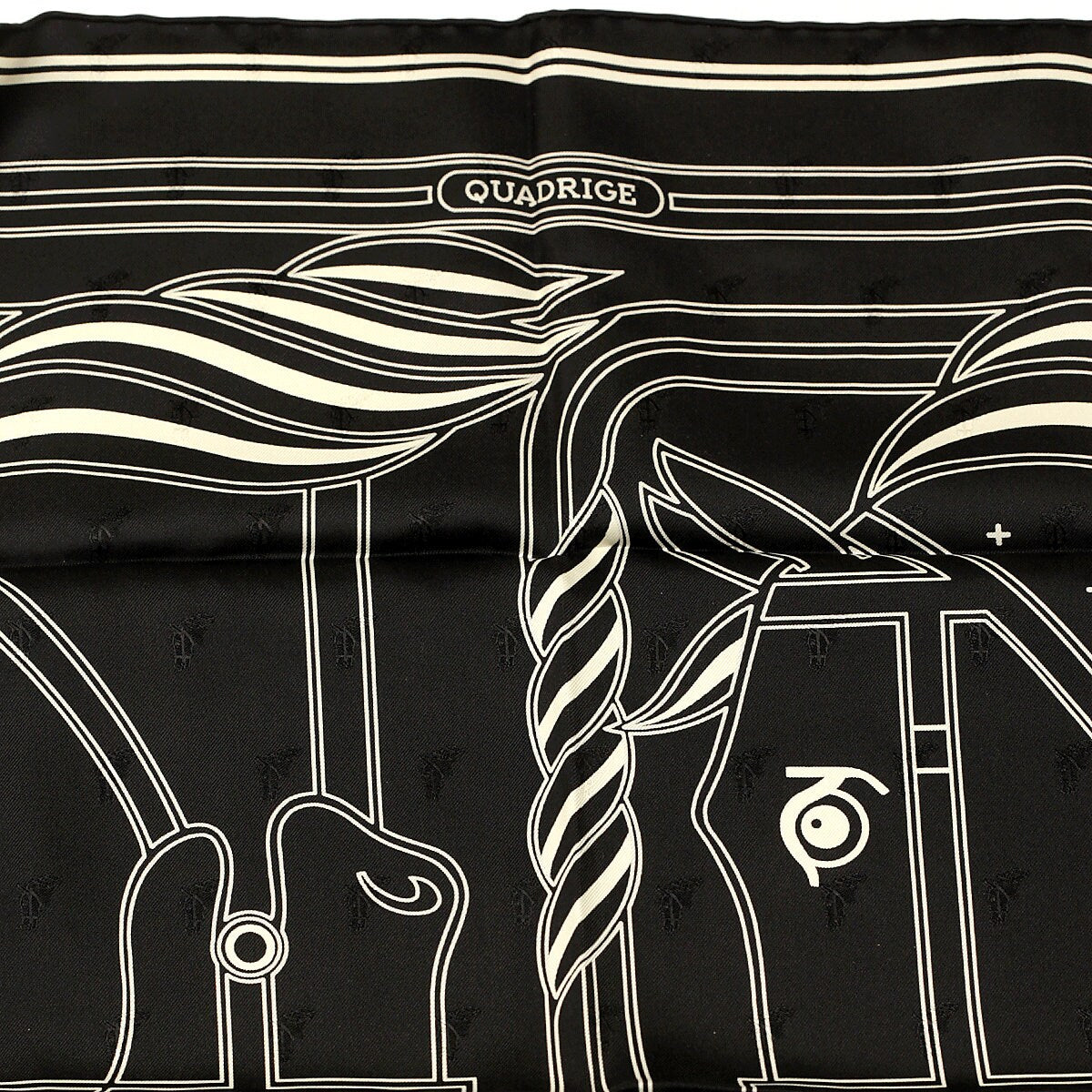 Hermes Scarf "Quadrige" by Pierre Péron 70cm Silk Jacquard | Carre Foulard