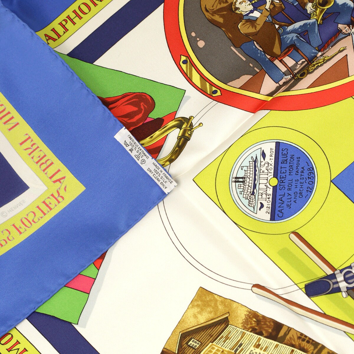 Hermes Scarf "New Orleans Creole Jazz" by Loic Dubigeon 90cm Silk | Carre