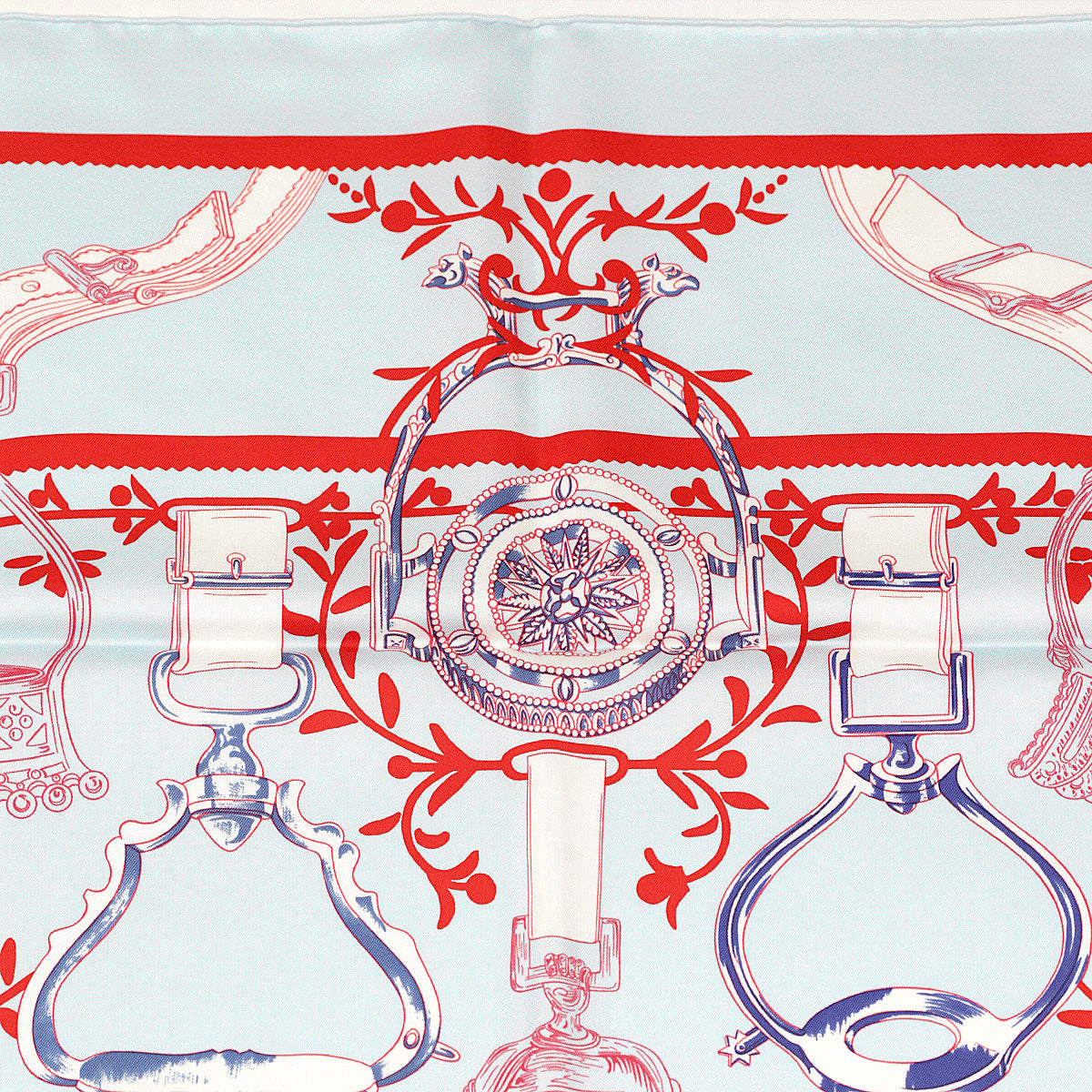 Hermes Scarf "Etriers Remix" by Françoise De La Perriere 90cm Silk | Carre Foulard