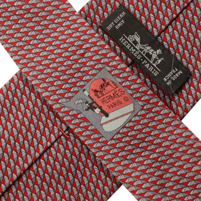 Hermes Men's Silk Tie Umbrellas Pattern 645828 | Necktie Cravate