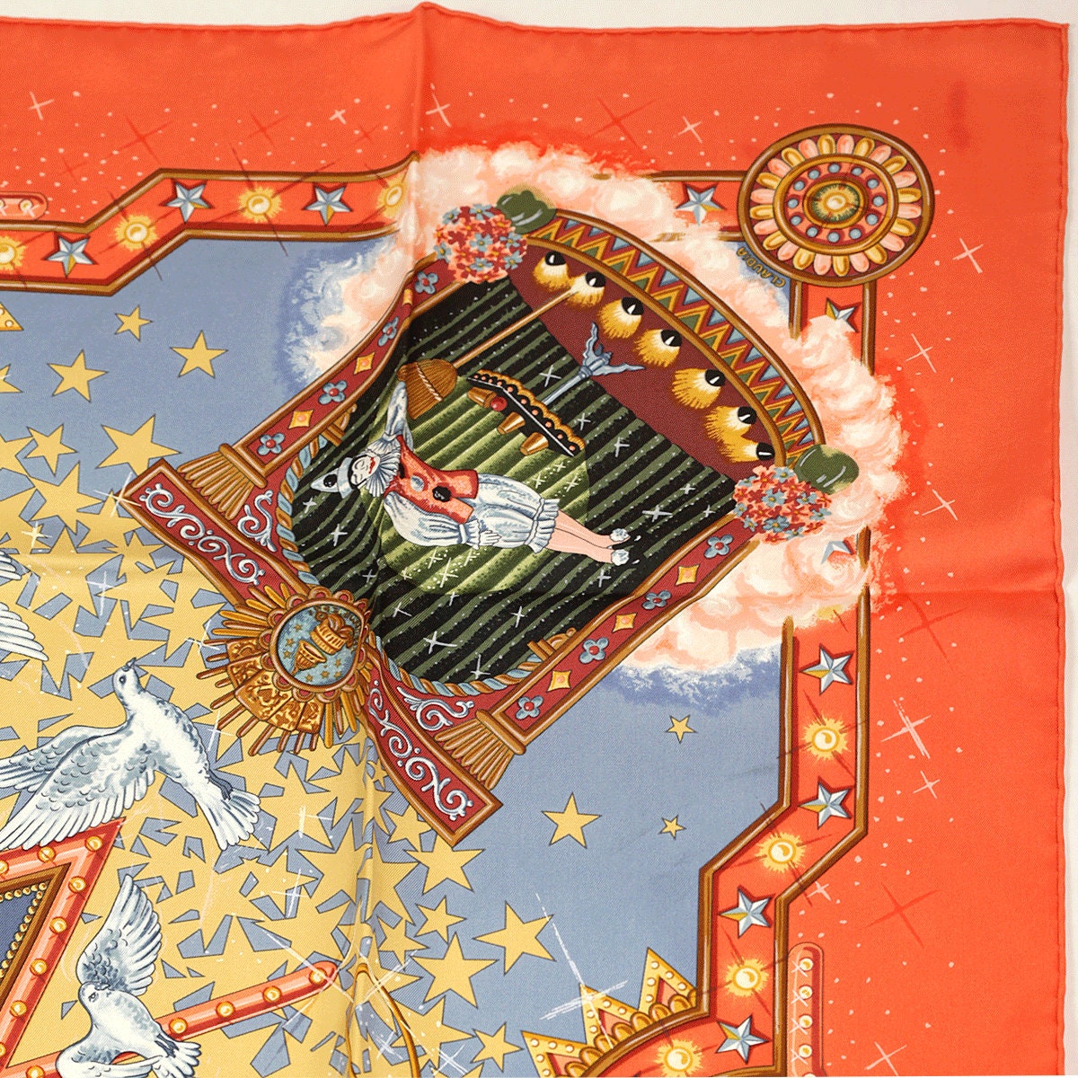 Hermes Scarf "La Magie" by Claudia Stuhlhofer Mayr 90cm Silk