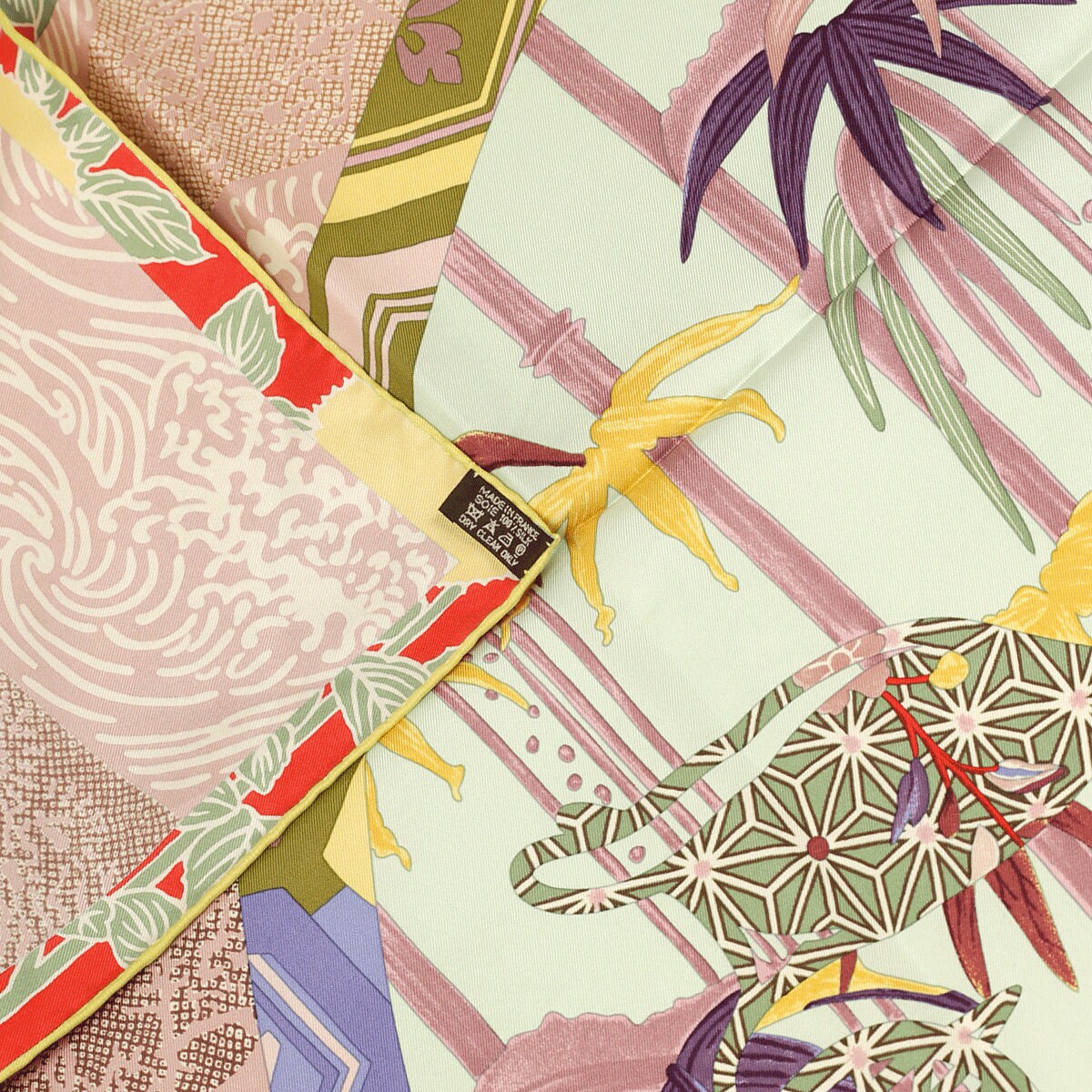 Hermes Scarf "Ex-Libris en Kimonos" by Anamorphee 90cm Silk | Foulard Carre