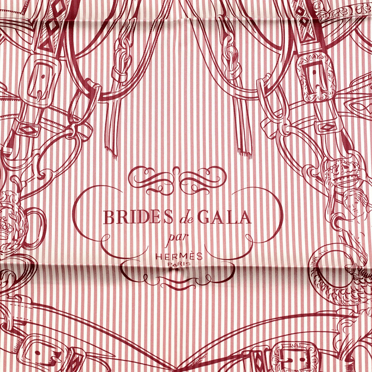 Hermes Scarf Carre Eyeliner “Brides de Gala" by Hugo Grygkar 90cm Silk | NWT