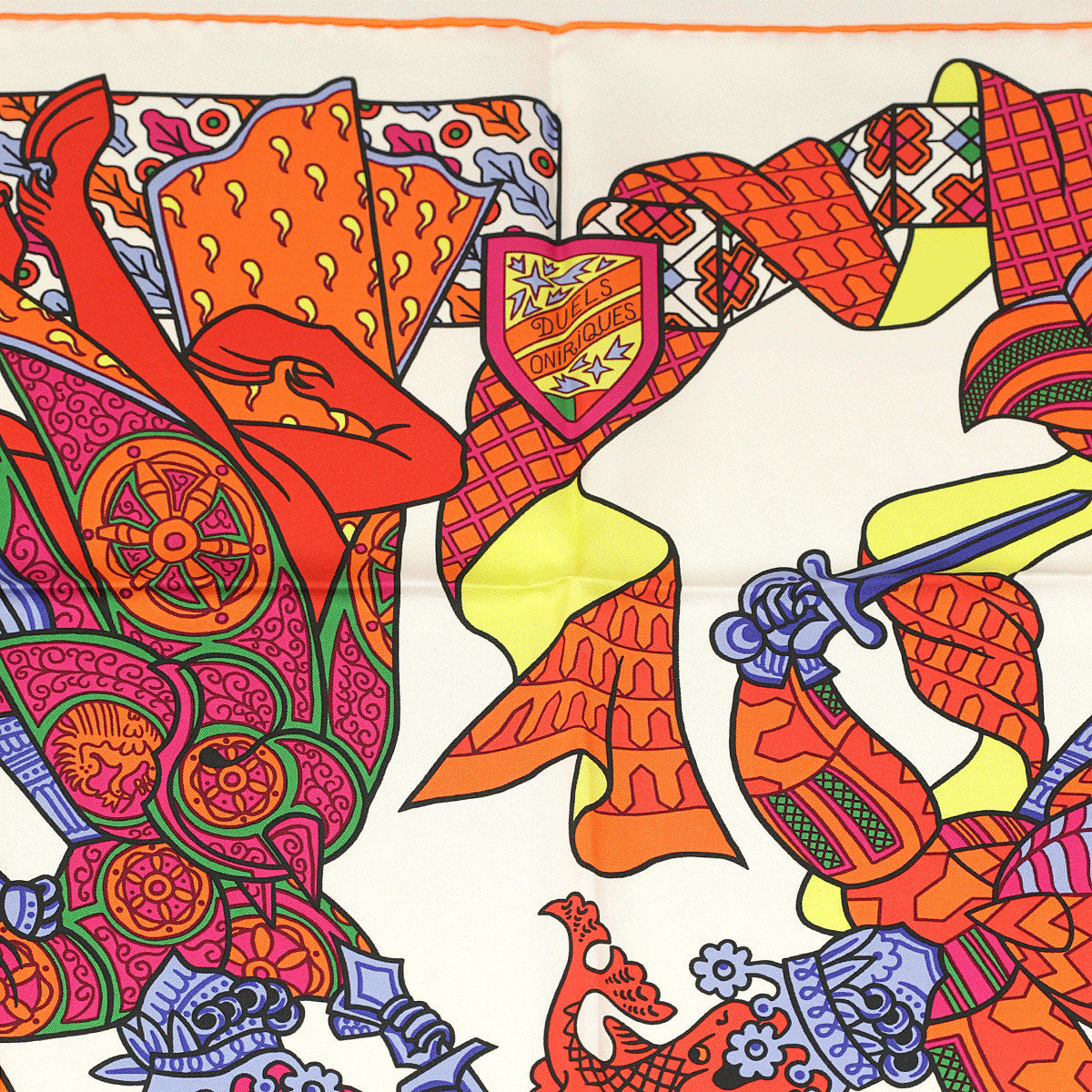 Hermes Scarf "Duels Oniriques" by Pierre Marie 90cm Silk | Carre Foulard
