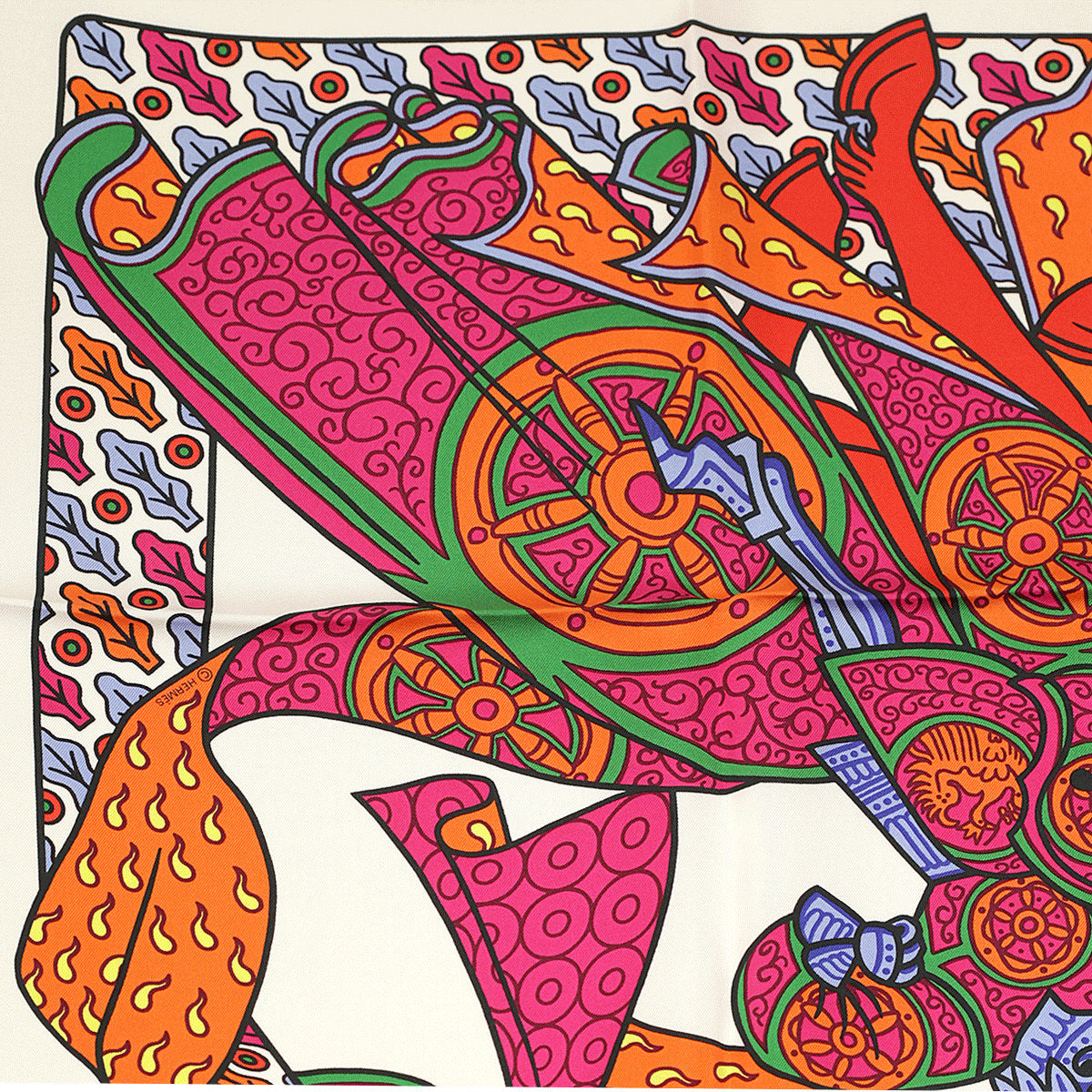 Hermes Scarf "Duels Oniriques" by Pierre Marie 90cm Silk | Carre Foulard