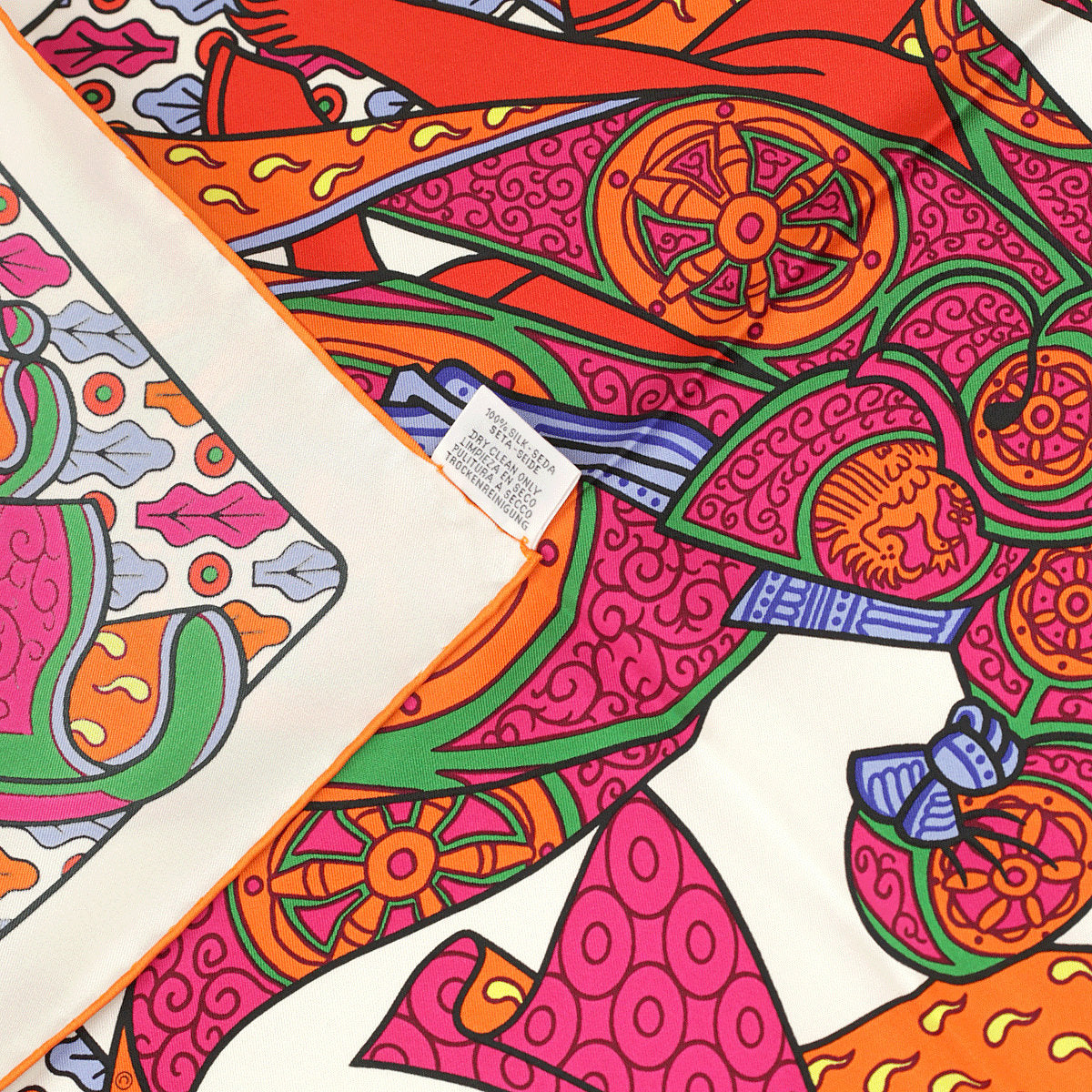Hermes Scarf "Duels Oniriques" by Pierre Marie 90cm Silk | Carre Foulard