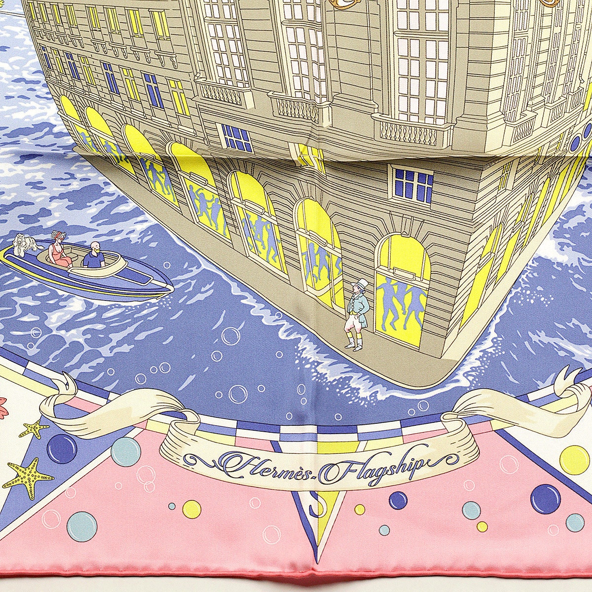 Hermes Scarf "Hermès Flagship" by Dimitri Rybaltchenko 90cm Silk | NWT