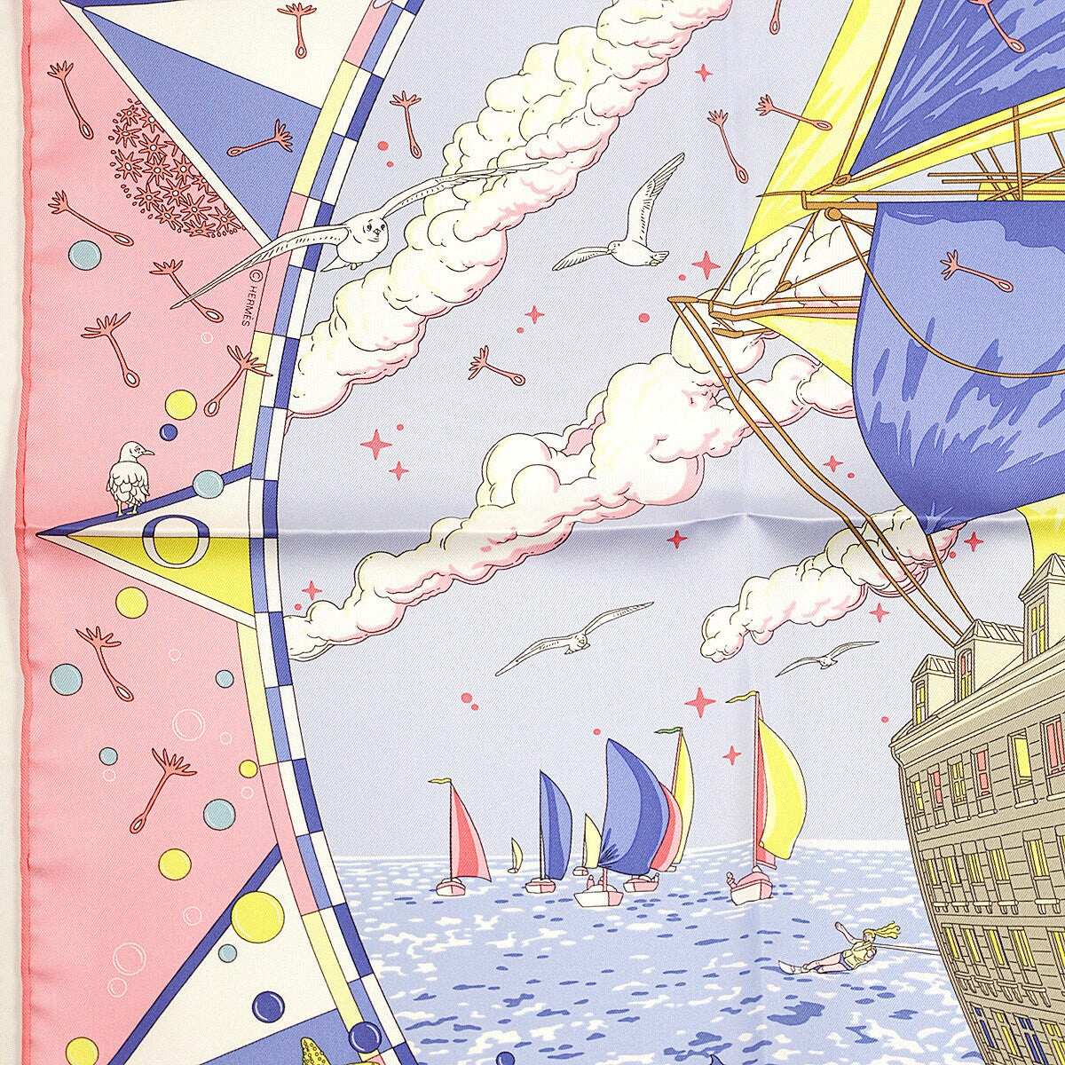 Hermes Scarf "Hermès Flagship" by Dimitri Rybaltchenko 90cm Silk | NWT