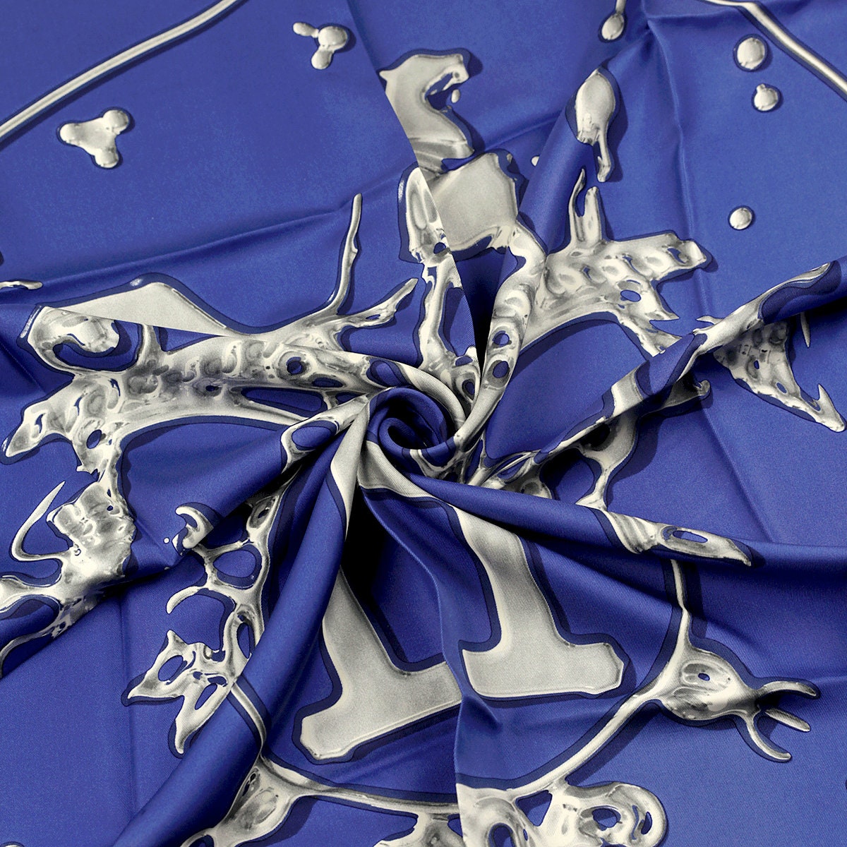 Hermes Scarf "Vif Argent" by Dimitri Rybaltchenko 90cm Silk | Carre Foulard