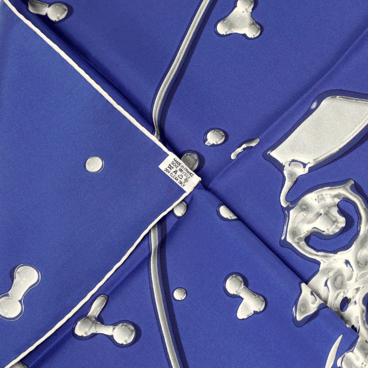 Hermes Scarf "Vif Argent" by Dimitri Rybaltchenko 90cm Silk | Carre Foulard