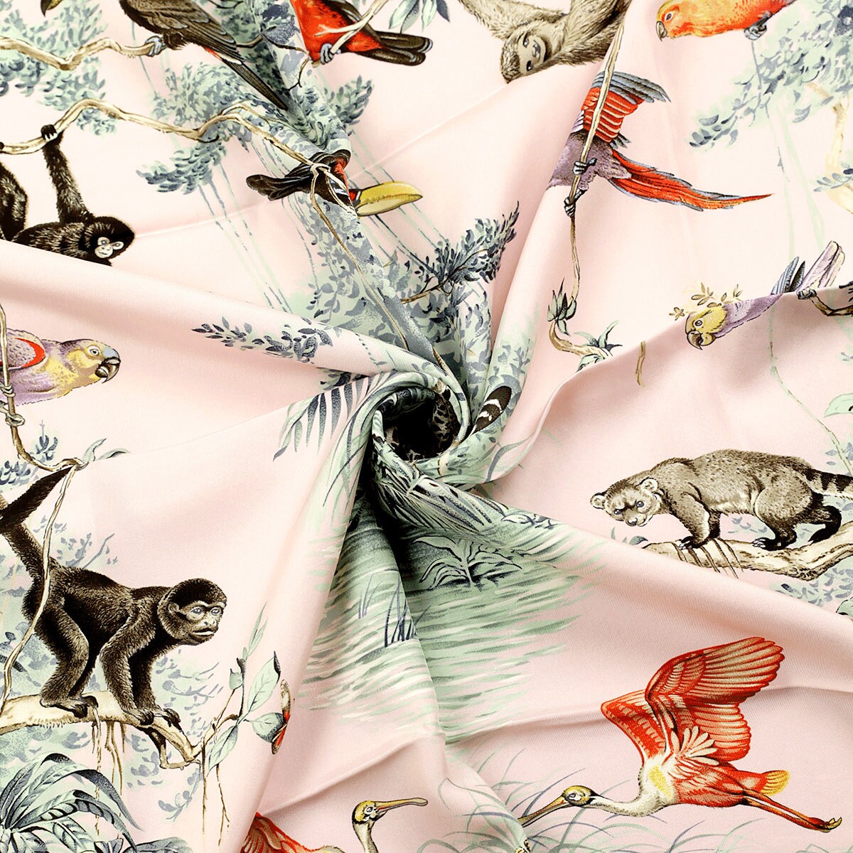 Hermes Scarf "Equateur" by Robert Dallet 90cm Silk | Wash Carre