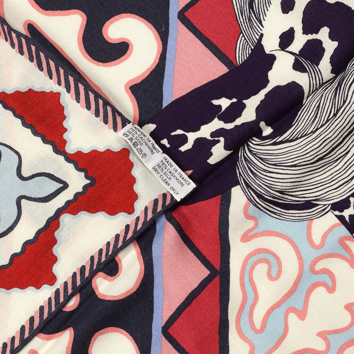 Hermes Cashmere Shawl 140cm "Appaloosa des Steppes" by Alice Shirley | Grail