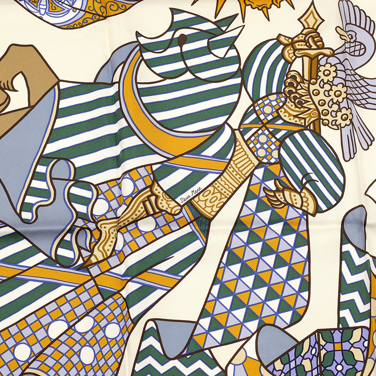 Hermes Scarf "Duels Oniriques" by Pierre Marie 90cm Silk | Carre Foulard