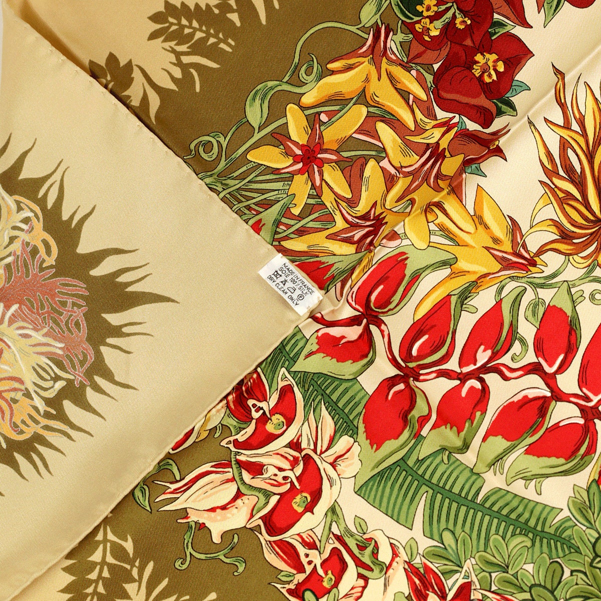 Hermes Scarf "L'Ile Deserte" by Annie Faivre 90cm Silk | Carre Foulard