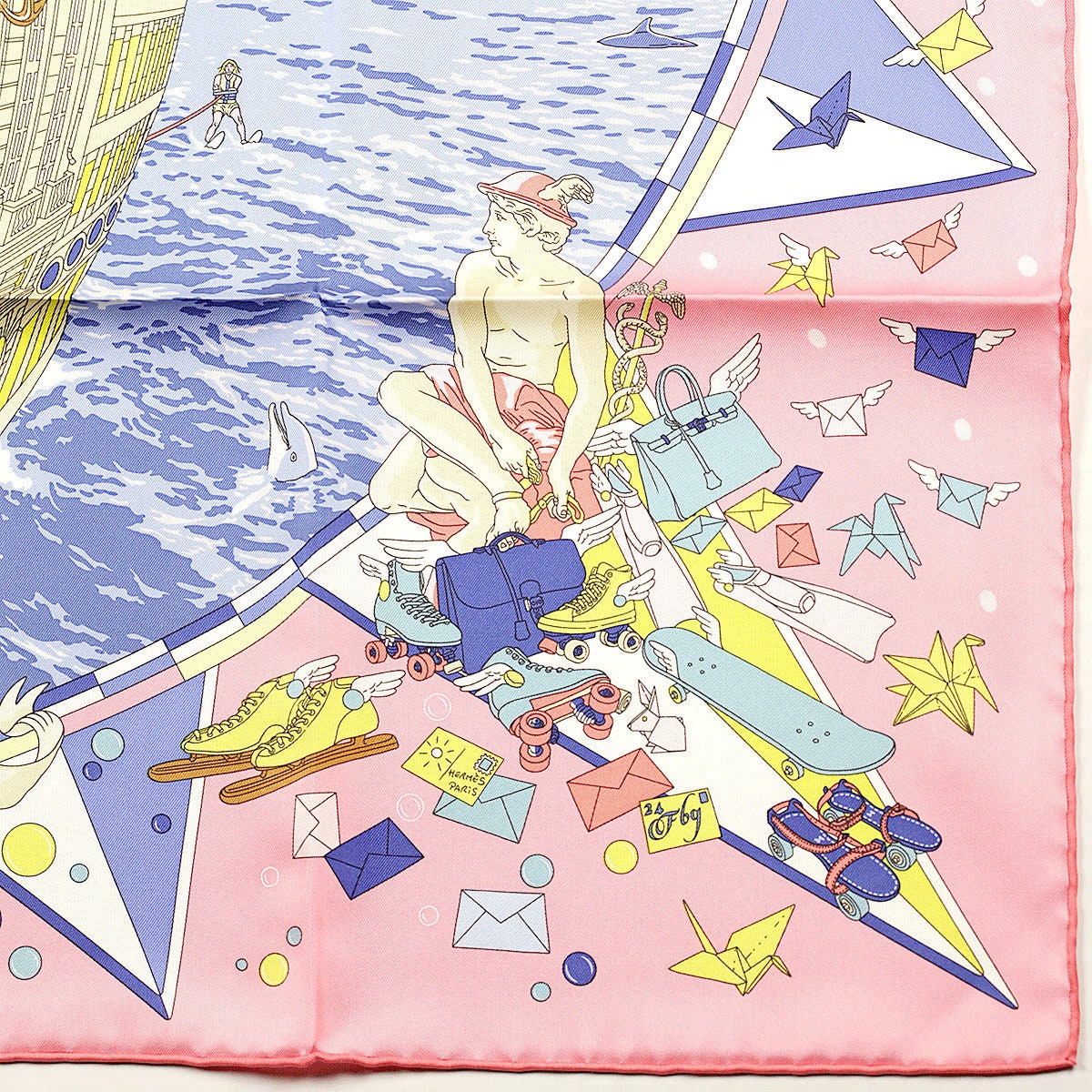 Hermes Scarf "Hermès Flagship" by Dimitri Rybaltchenko 90cm Silk | NWT