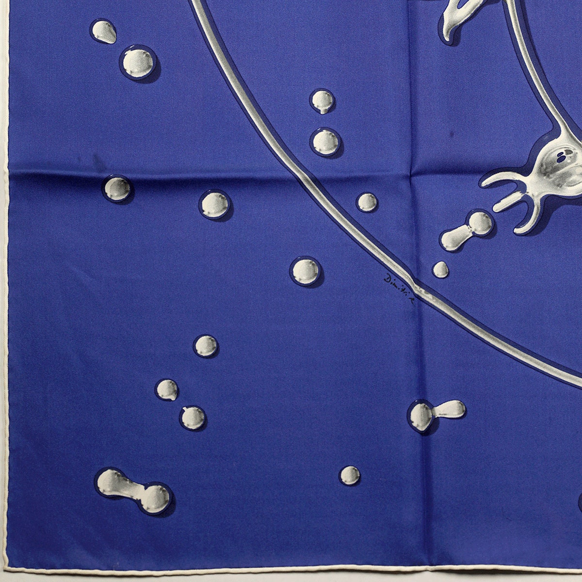 Hermes Scarf "Vif Argent" by Dimitri Rybaltchenko 90cm Silk | Carre Foulard