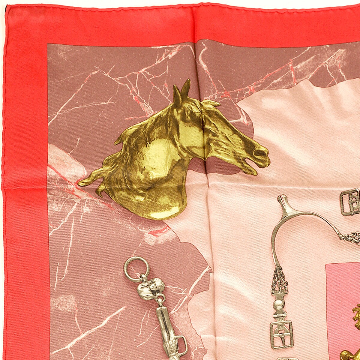 Hermes Scarf "Parures Equestres" by Henri d'Origny 70cm Silk