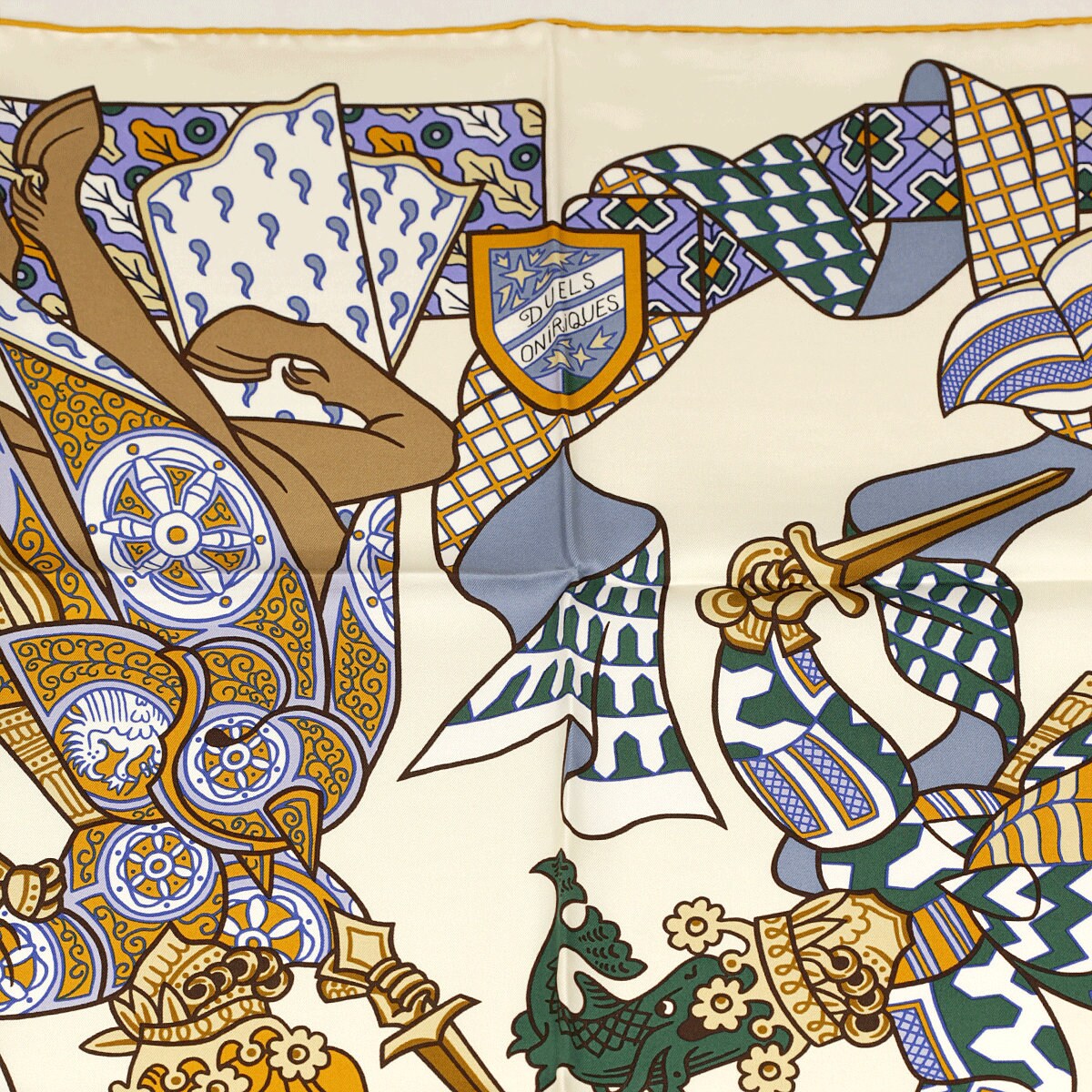 Hermes Scarf "Duels Oniriques" by Pierre Marie 90cm Silk | Carre Foulard