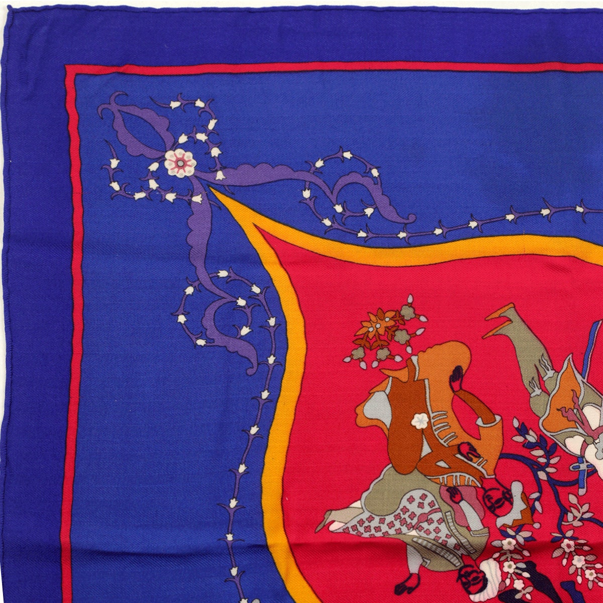Hermes Cashmere Shawl 140cm "Poesie Persane" by Julia Abadie | Scarf Carre Foulard