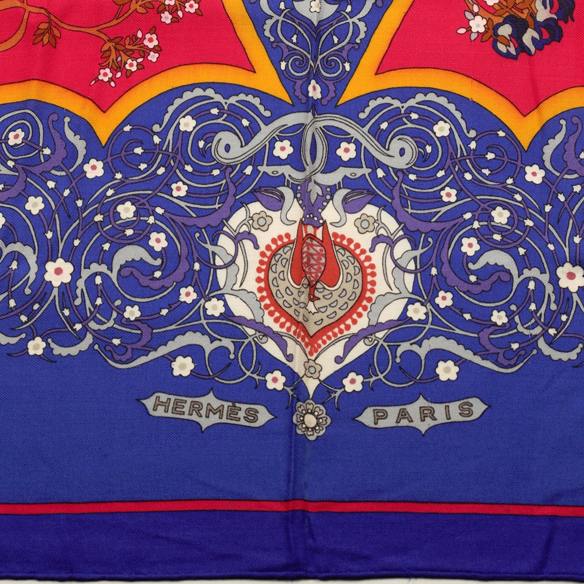 Hermes Cashmere Shawl 140cm "Poesie Persane" by Julia Abadie | Scarf Carre Foulard