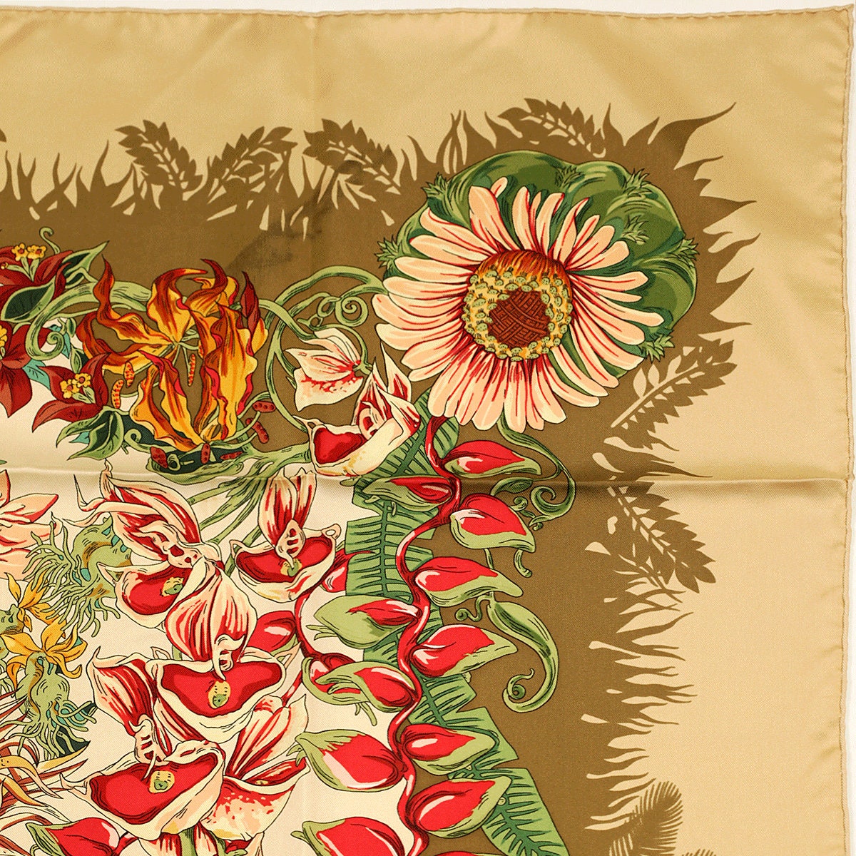 Hermes Scarf "L'Ile Deserte" by Annie Faivre 90cm Silk | Carre Foulard