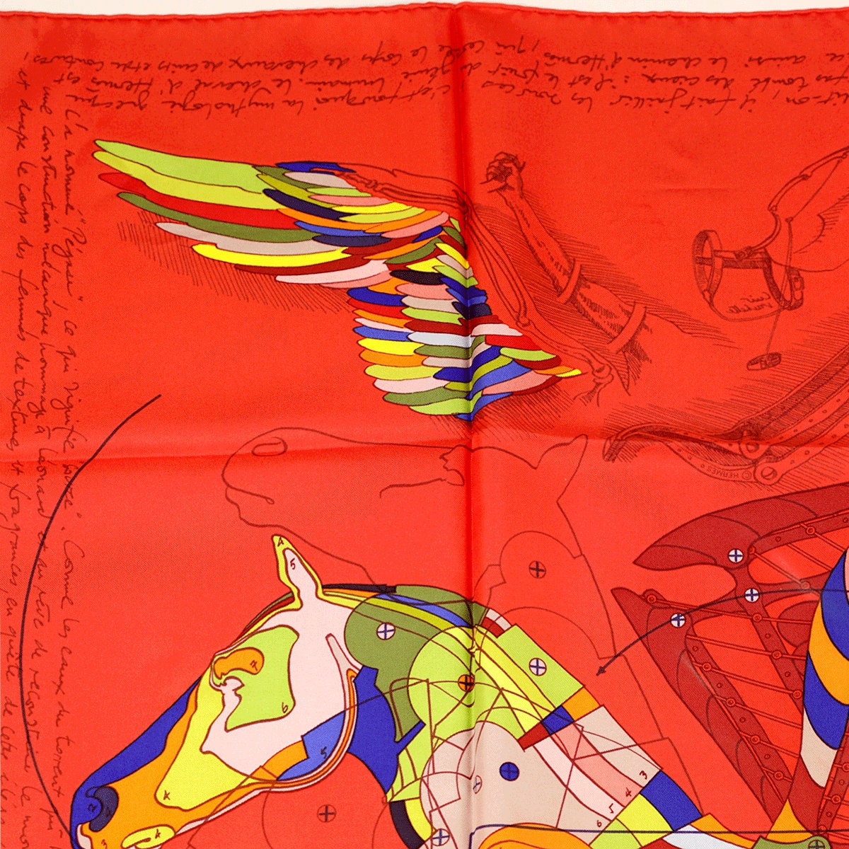 Hermes Scarf "Le Pegase d'Hermes" by Christian Renonciat 90cm Silk | Carre Foulard