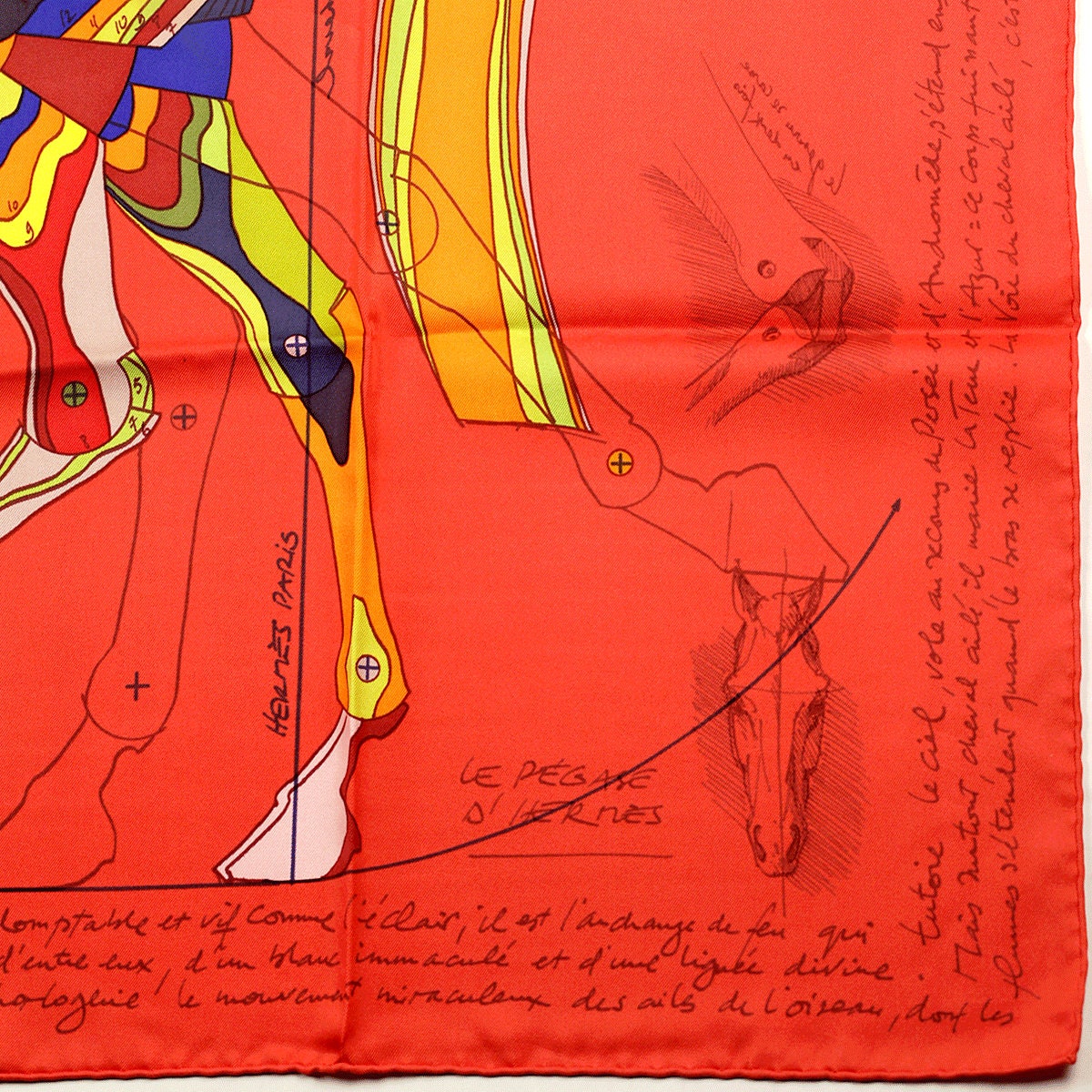 Hermes Scarf "Le Pegase d'Hermes" by Christian Renonciat 90cm Silk | Carre Foulard