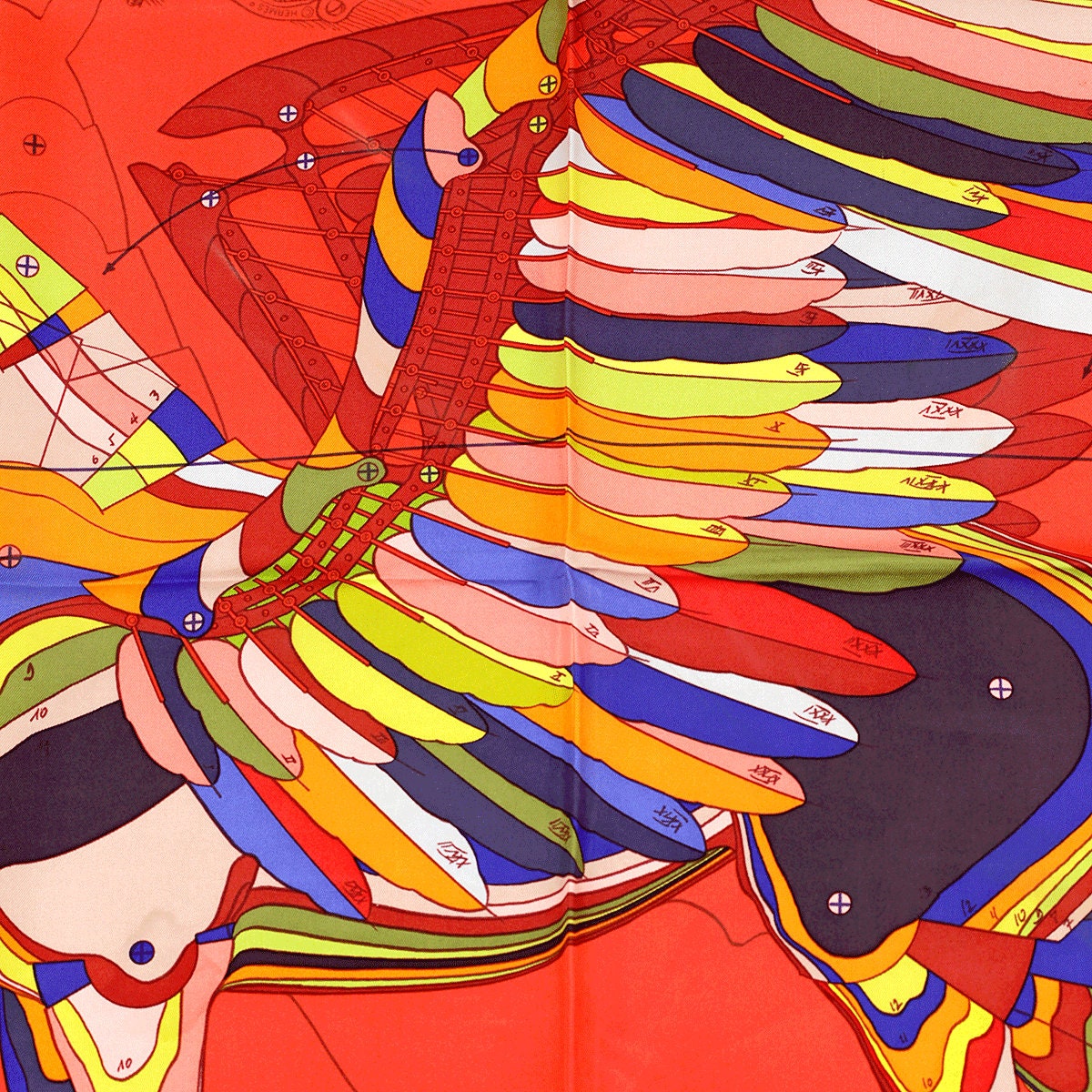 Hermes Scarf "Le Pegase d'Hermes" by Christian Renonciat 90cm Silk | Carre Foulard