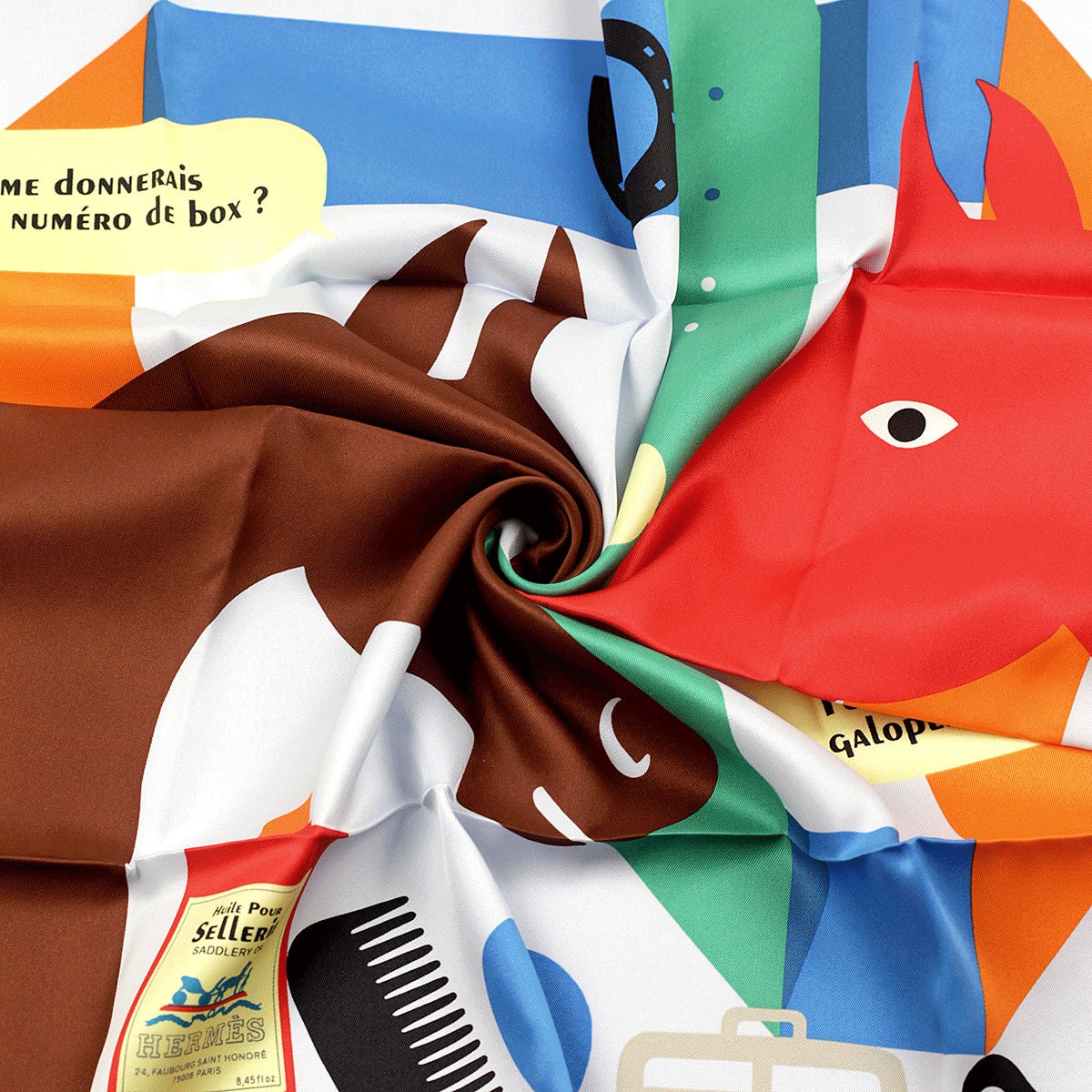 Hermes Scarf "Is This a Love Story?" 70cm Silk | Foulard Carre