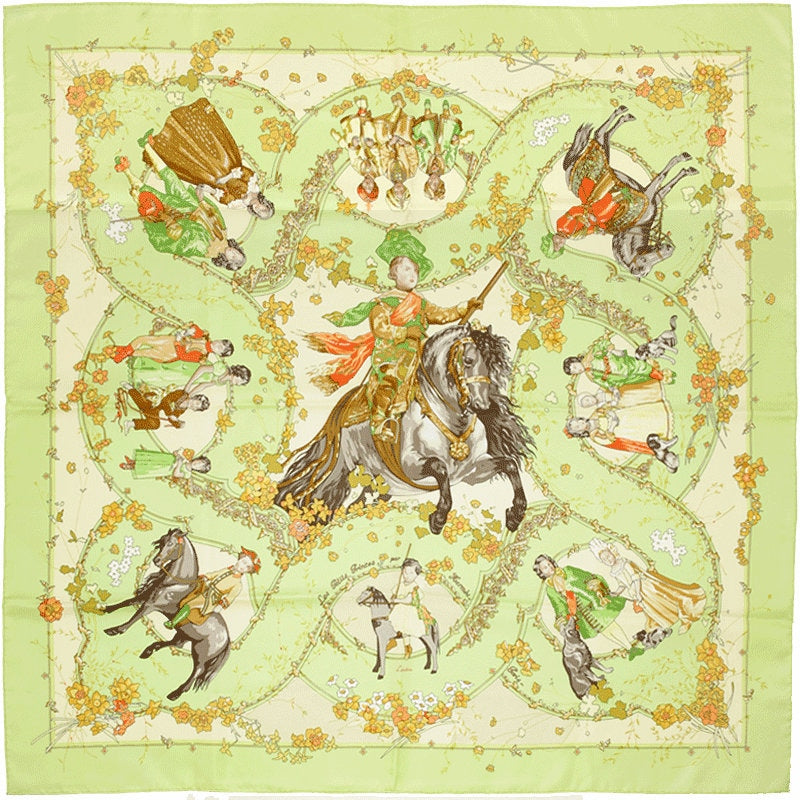 Hermes Scarf "Les Petits Princes" by Catherine Baschet 90cm Silk | Carre Foulard