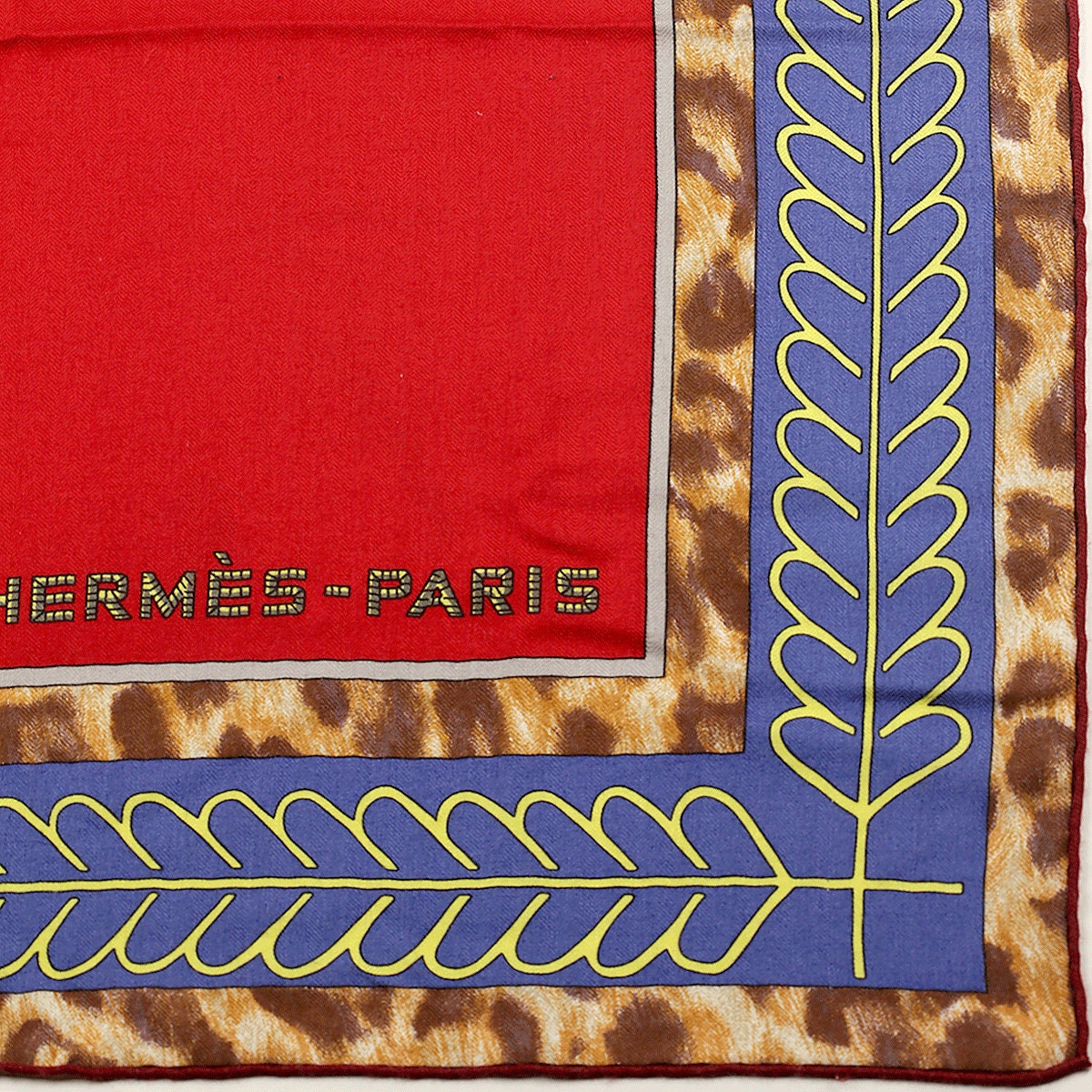 Hermes Cashmere Shawl 140cm "Selle d'Officier en Grande Tenue" by Wlodek Kaminski | Scarf Carre Foulard
