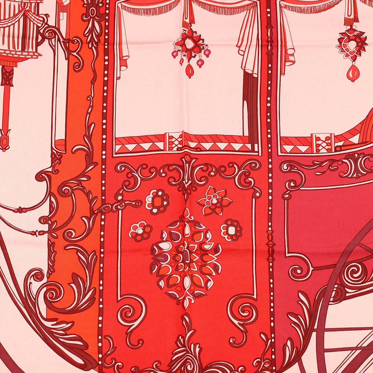 Hermes Scarf "Coupé de Gala" by Wlodek Kaminski 90cm Silk Wash Scarf | Carre Foulard