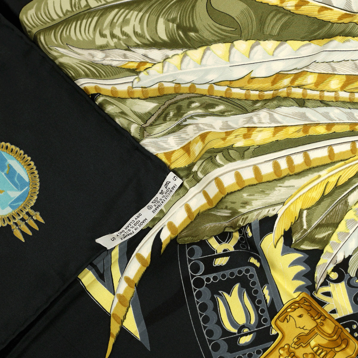 Hermes Scarf "Mexique" by Caty Latham 90cm Silk | Carre Foulard