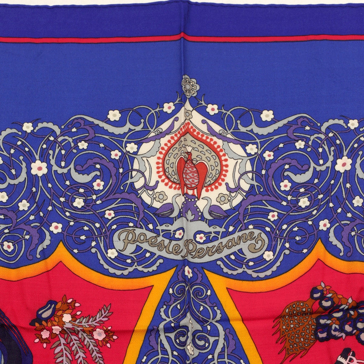 Hermes Cashmere Shawl 140cm "Poesie Persane" by Julia Abadie | Scarf Carre Foulard